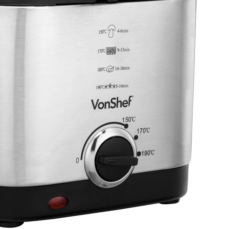 VonShef 1.5 L Compact Deep Fat Fryer & Reviews Wayfair.co.uk